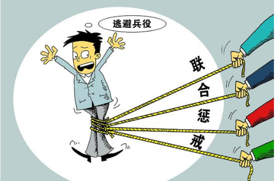 战时拒绝、逃避服役罪-刑法条目第376条2款